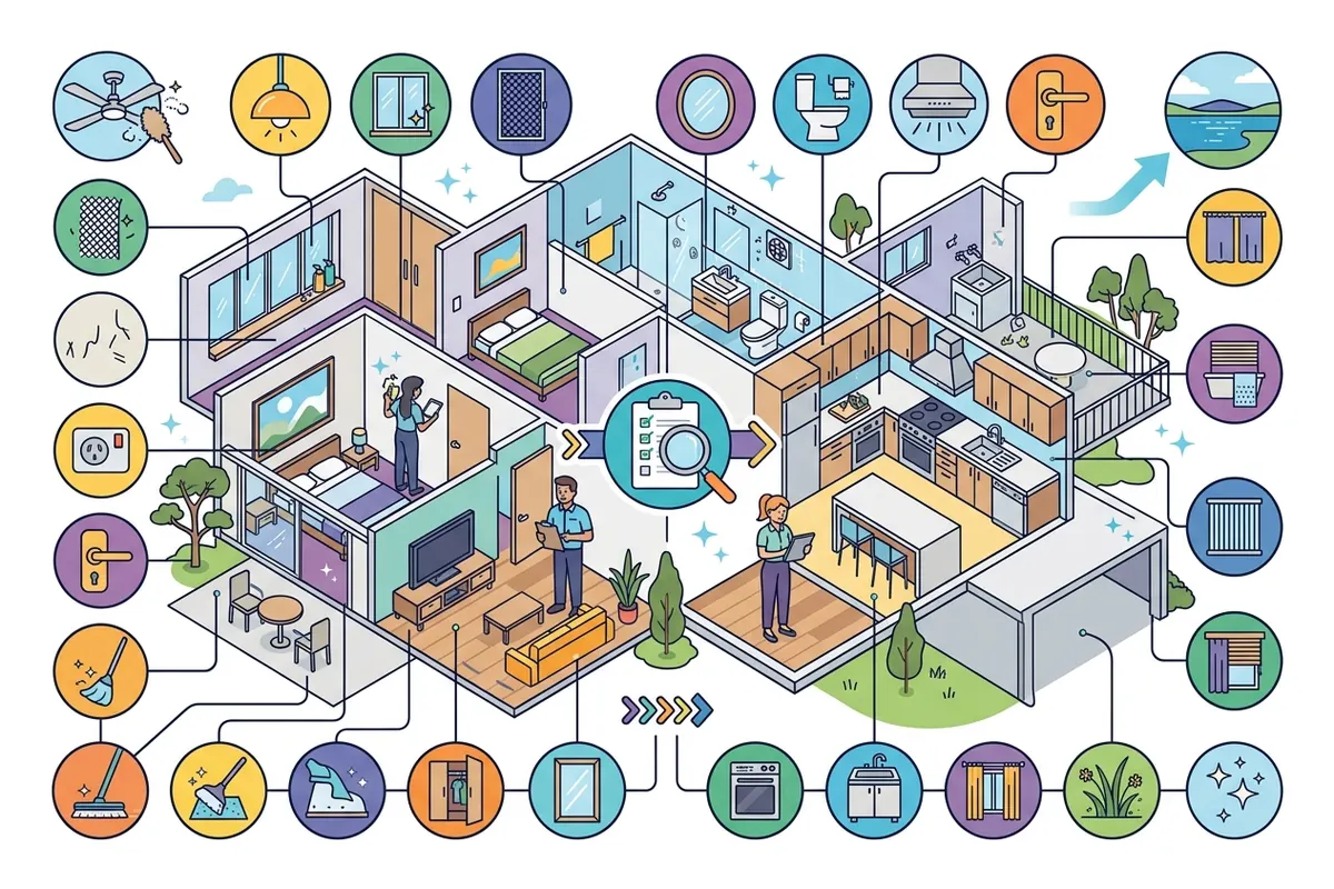 REIWA bond clean checklist: what your Perth agent actually inspects